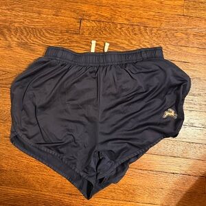 EUC Tracksmith twilight split shorts, navy blue